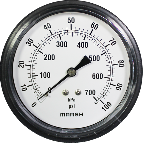 Marsh Air Pressure Gauge 0-100PSI