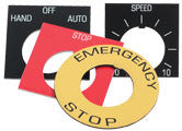 E-Stop Legend Plate (Yellow)